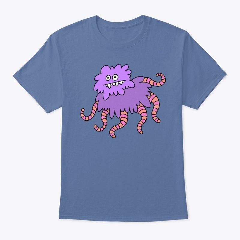 Fuzzy Tentacle Creature - Doodle Weird