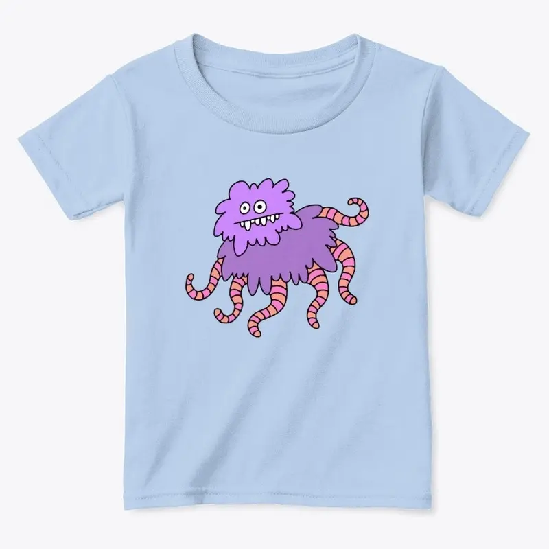 Fuzzy Tentacle Creature - Doodle Weird