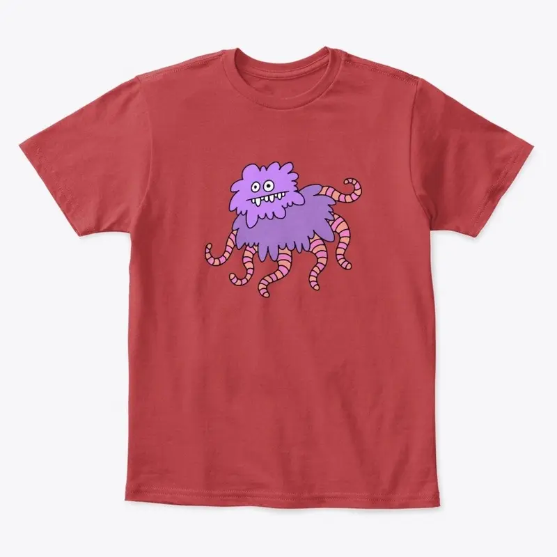 Fuzzy Tentacle Creature - Doodle Weird