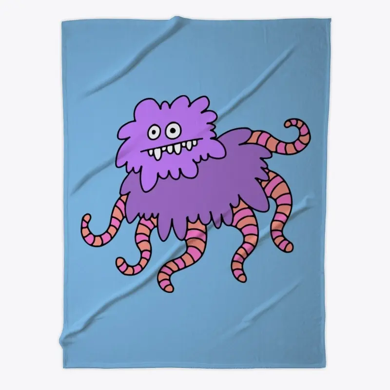 Fuzzy Tentacle Creature - Doodle Weird